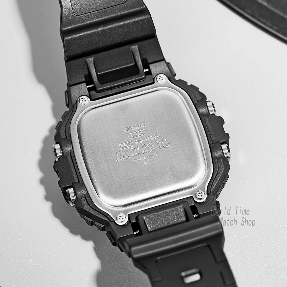 Casio Herrenuhr, modische Sport- und Outdoor-Armbanduhr, aktiver Lifestyle-Uhr, lässiges Design, WS-1700H-Serie