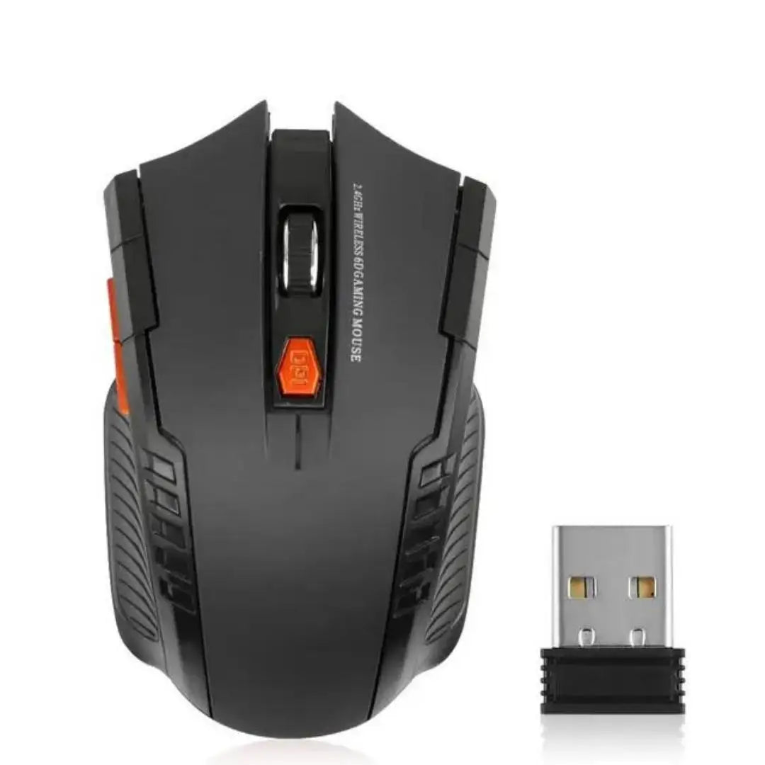 2,4g drahtlose Maus 1600dpi optischer Maus spieler für Computer 6 Tasten drahtlose Mäuse mit USB-Empfänger für PC-Laptop-Zubehör