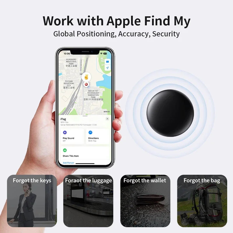 Bluetooth Anti-Verlust-Tracker für iOS (1–4er Pack)