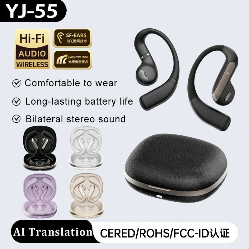 Smartes Bluetooth Übersetzungs-Headset mit Stereo-Sound