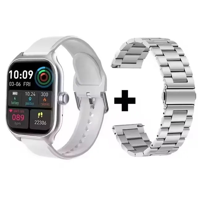 Smartwatch mit 1,83" HD-Display & Bluetooth-Anrufen für Android & iOS