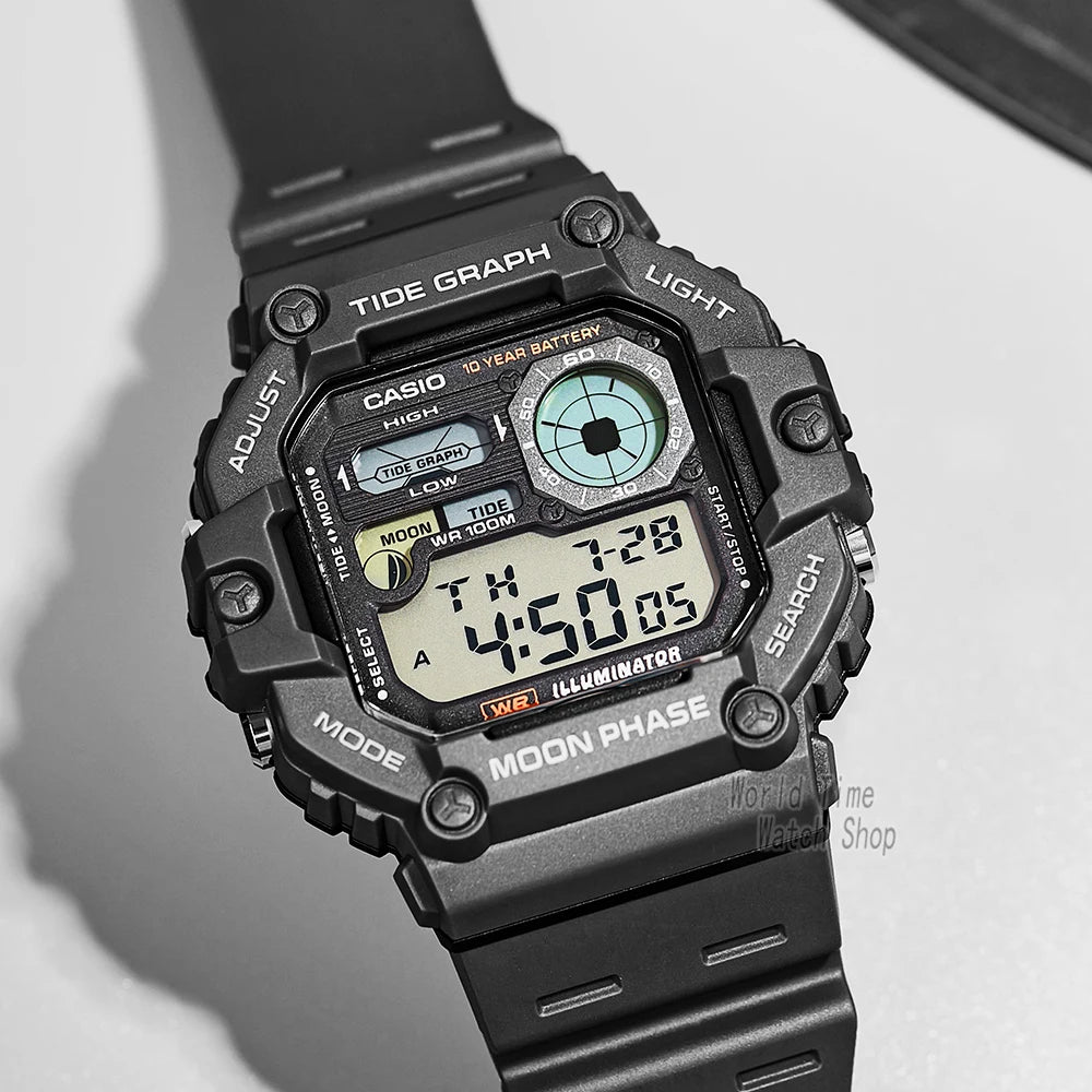 Casio Herrenuhr, modische Sport- und Outdoor-Armbanduhr, aktiver Lifestyle-Uhr, lässiges Design, WS-1700H-Serie