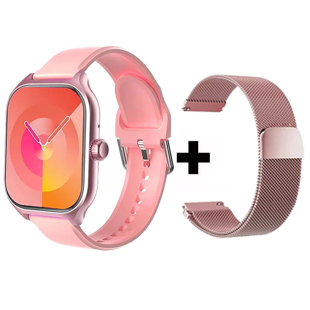 Smartwatch mit 1,83" HD-Display & Bluetooth-Anrufen für Android & iOS