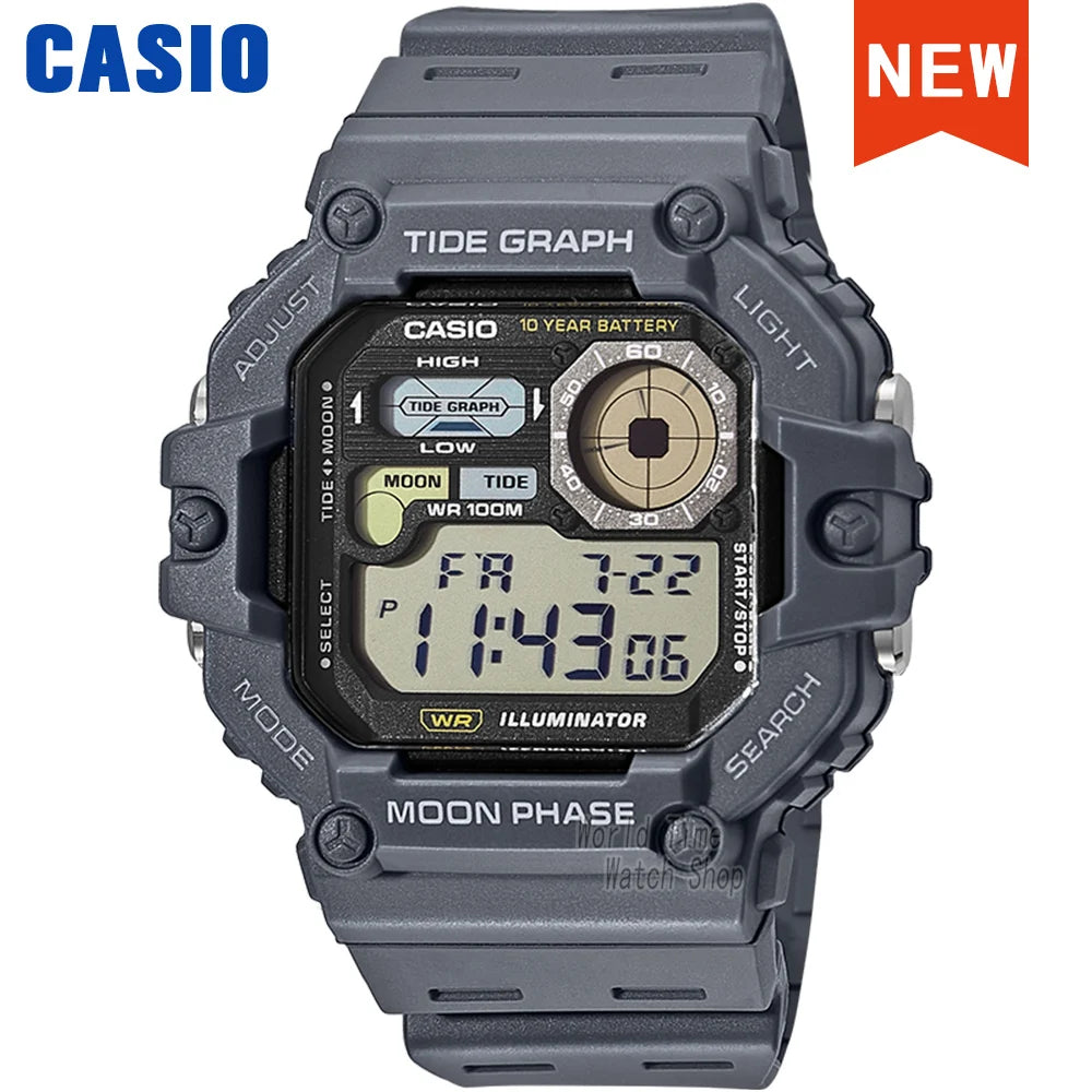 Casio Herrenuhr, modische Sport- und Outdoor-Armbanduhr, aktiver Lifestyle-Uhr, lässiges Design, WS-1700H-Serie