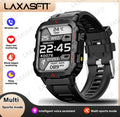 LAXASFIT Smartwatch für Herren – Sport & Outdoor Uhr mit LED-Taschenlampe und Fitness-Tracking