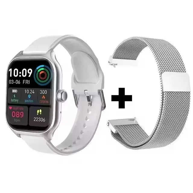 Smartwatch mit 1,83" HD-Display & Bluetooth-Anrufen für Android & iOS