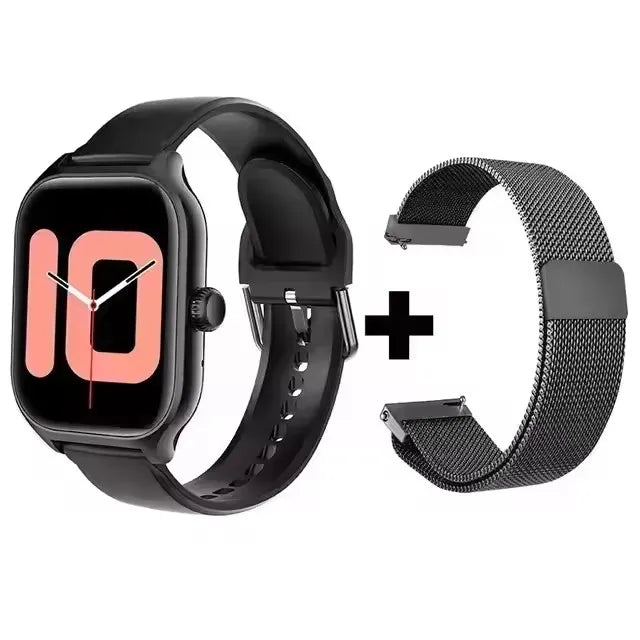 Smartwatch mit 1,83" HD-Display & Bluetooth-Anrufen für Android & iOS